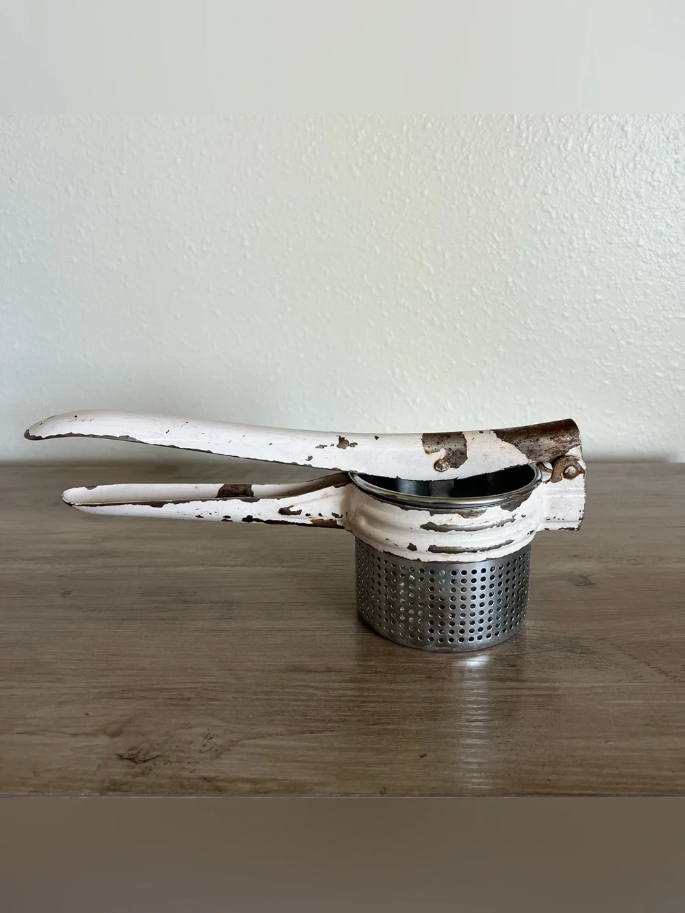 Vintage Metal Potato Ricer Ekco Best Egg Beater Rustic Antique Kitchen Gadgets